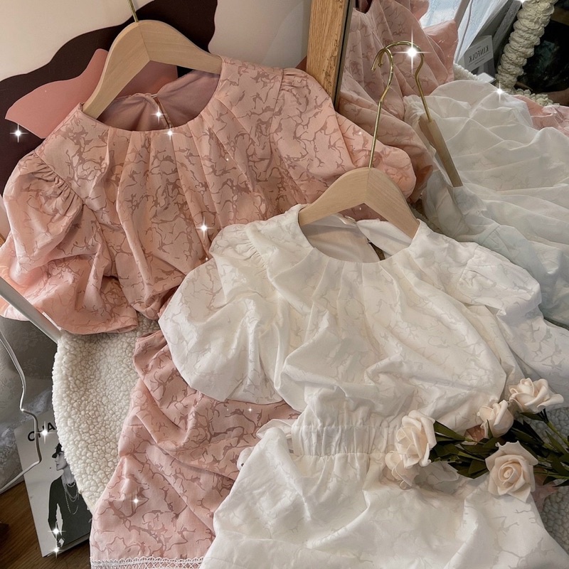 Váy cut eo nơ sau xinh