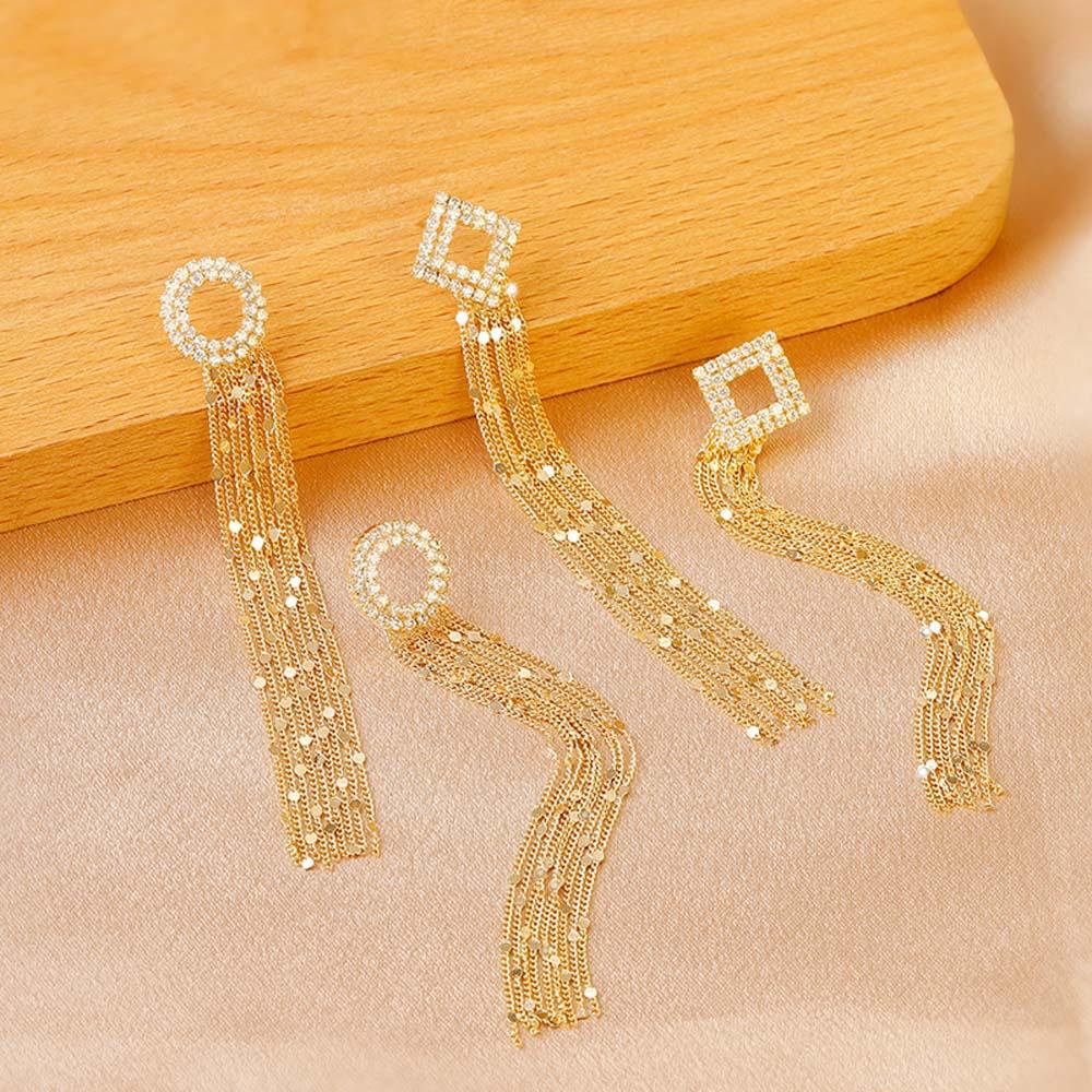 Bông Tai Mạ Bạc 925 Hình Vuông Phong Cách Hàn Quốc Tinh Tế