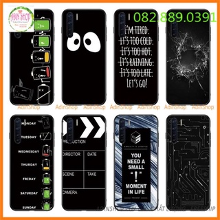 Ốp lưng dẻo đen in hình nhiều mẫu đẹp cho OPPO A91/F15/ OPPO A31 (2020)/A8/ Reno 3 pro 5G/Realme X50