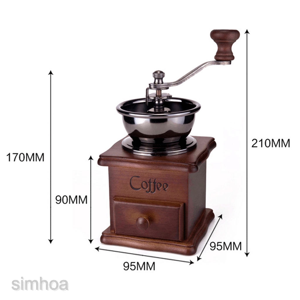 Máy Xay Cà Phê Mini Phong Cách Cổ Điển