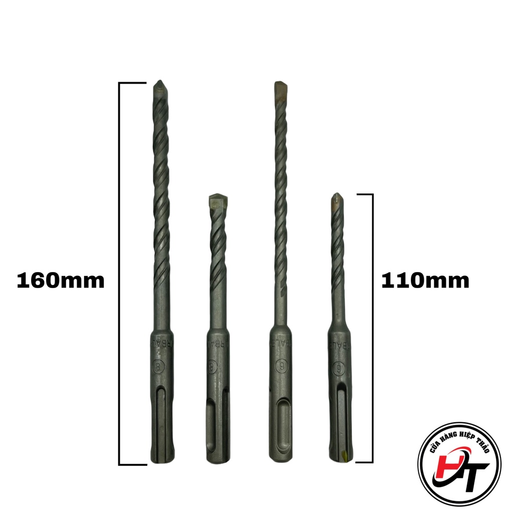 Mũi khoan bê tông tường 2 cạnh tốt dài ngắn ARBALEST MKBT-ABL