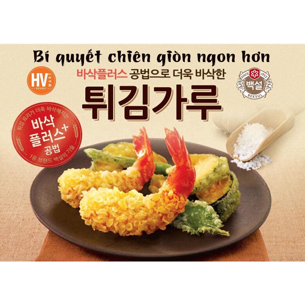 [Hàng Bán Chạy] Bột Chiên Giòn Beksul Hàn Quốc 500g