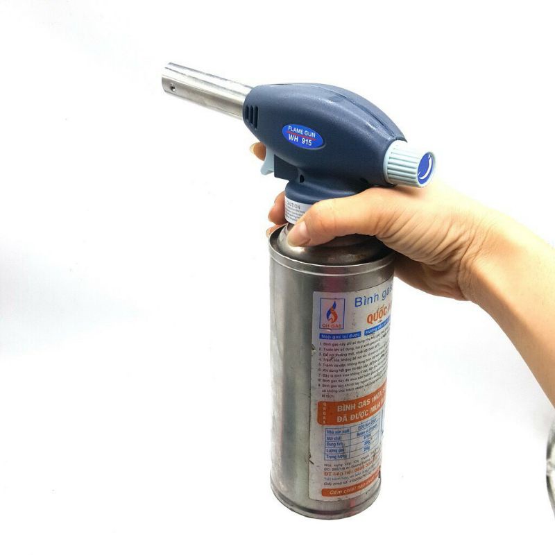 Đèn khò gas đánh lửa tự động công nghệ nhật lửa khè xanh,mạnh khò thực phẩm hàn mọi kim loại