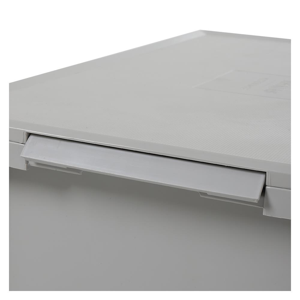 HomeBase STACKO Hộp đựng đồ bằng nhựa Thái Lan AMATAS 43L 39.2X58.2X28cm màu xám