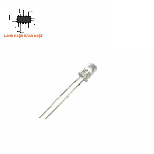 LED trắng 3mm màu đỏ túi 10c