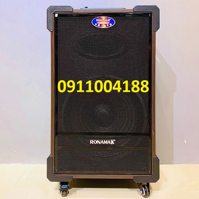 Loa karaoke di động Ronamax MT-12, loa kéo Bluetooth bass 3 tấc hát karaoke gia đình + Tặng kèm 2 micro lọc âm giảm hú