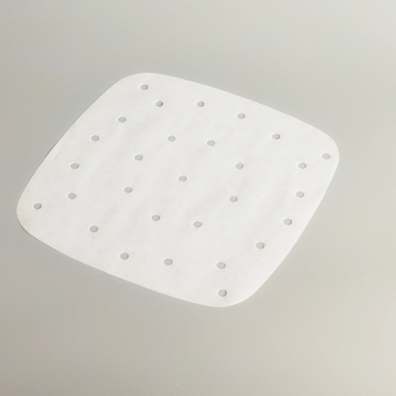 Set 100 giấy lót nồi hấp bánh hình vuông bằng silicone 7.5 Inch sử dụng một lần tiện lợi