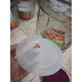 Hũ keo thủy tinh 10lit nắp tím