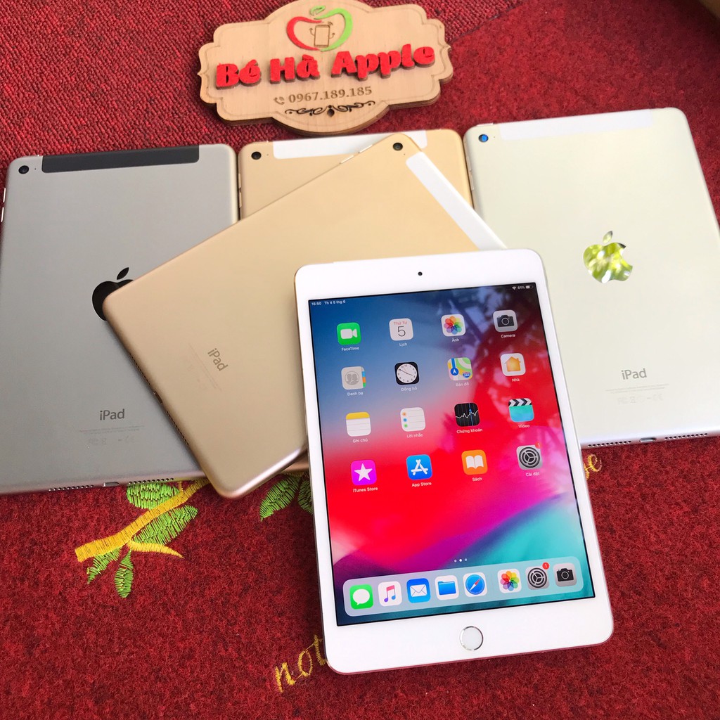 Máy Tính Bảng iPad Mini 4 / 64Gb (4G Wifi) -  Zin Đẹp Như Mới Like New - Ram 2Gb /Chip A8 2X /Màn đẹp Siêu Nhẹ | BigBuy360 - bigbuy360.vn