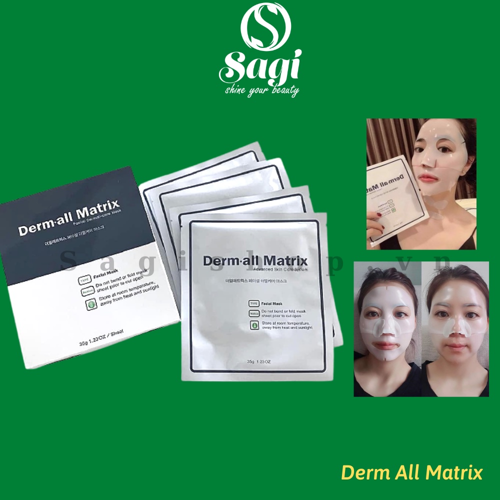 Mặt Nạ Dưỡng Trắng, Chống Lão Hóa Da Derm-All Matrix Mask 35g