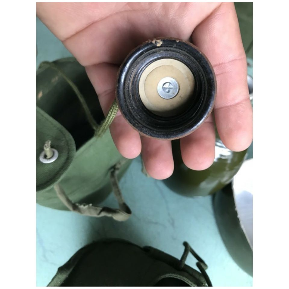 Bình Tông  nhôm +Kèm túi vải + Ca Nhôm