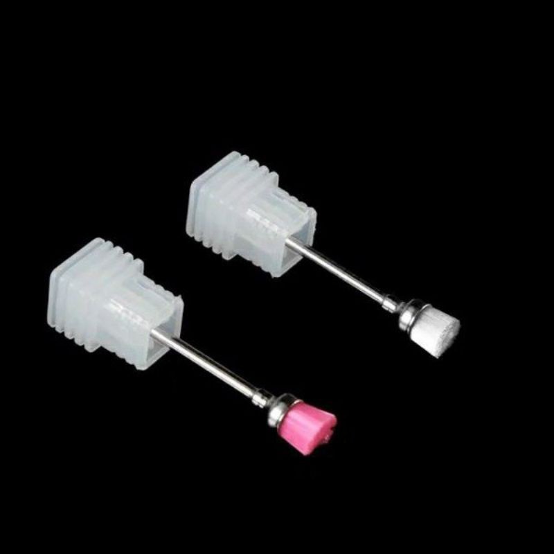 Đầu phủi bụi móng bám trên các loại đầu mài dạng trụ bằng lắp máy mài móng cực thích giúp vệ sinh sạch