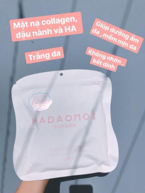 MẶT NẠ TẾ BÀO GỐC #HADAOMOI - Nhật Bản túi 30 miếng