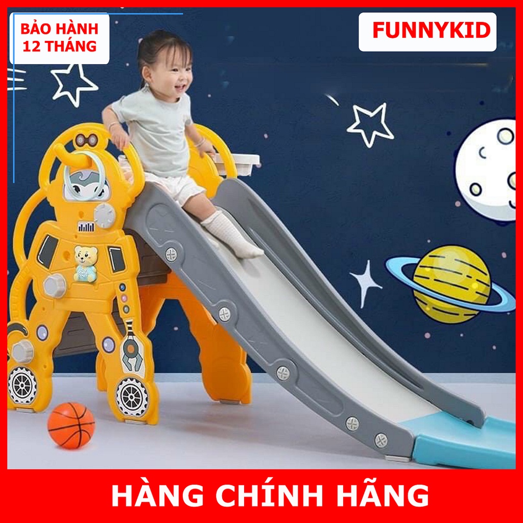 Cầu trượt cho bé giá rẻ, cầu tuột cho bé, cầu trượt trẻ em hình Robot