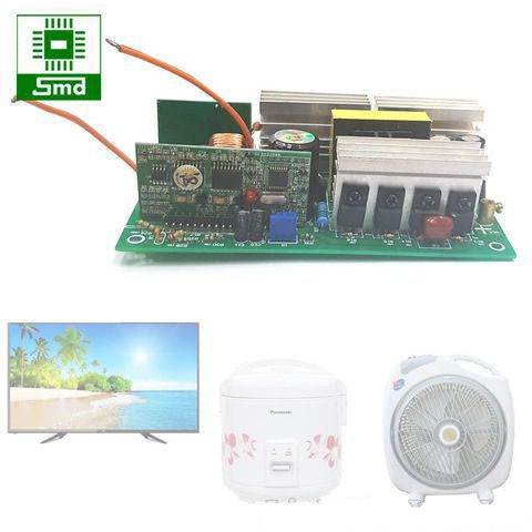 Mạch Inverter Sin Chuẩn 12V 500W (pure sin inverter 12V 500W) loại 2