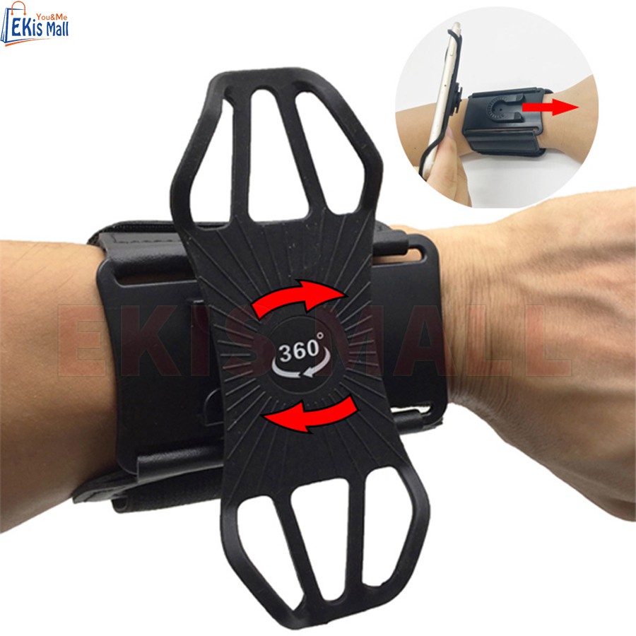 Dây đeo tay đa năng đỡ điện thoại chạy bộ Dụng cụ đỡ điện thoại thể thao