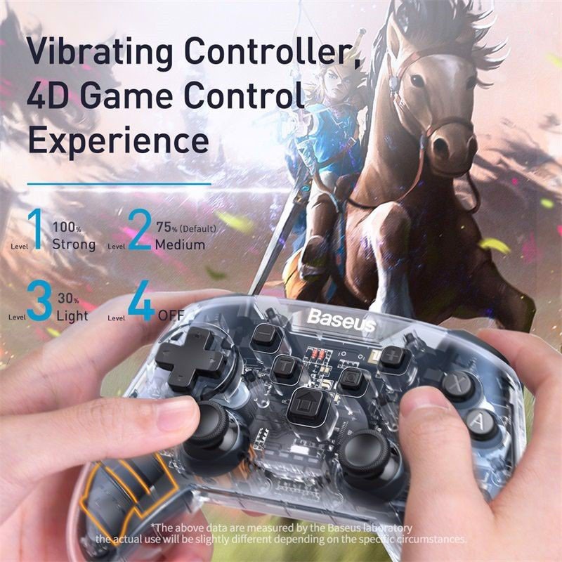 Tay cầm chơi Game không dây Baseus Nintendo Switch Motion Sensing Vibrating Gamepad (SW/PC Dual Mode)