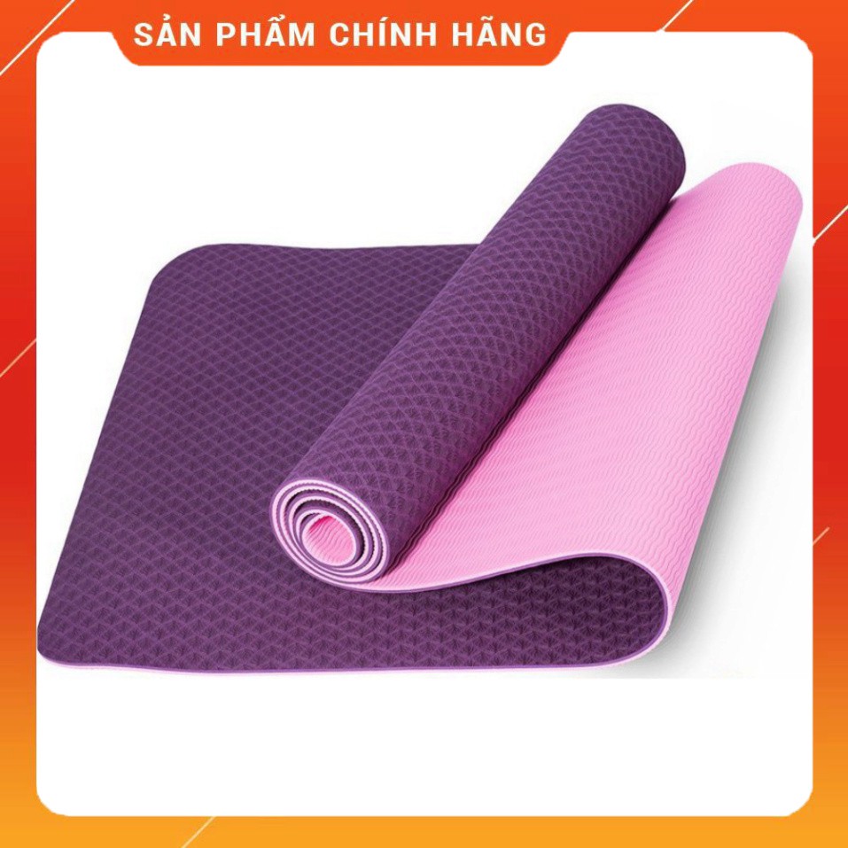 Thảm Tập Yoga,Thảm Tập Gym, Chống Trơn Trượt Cao Cấp ( Tặng kèm túi đựng thảm)