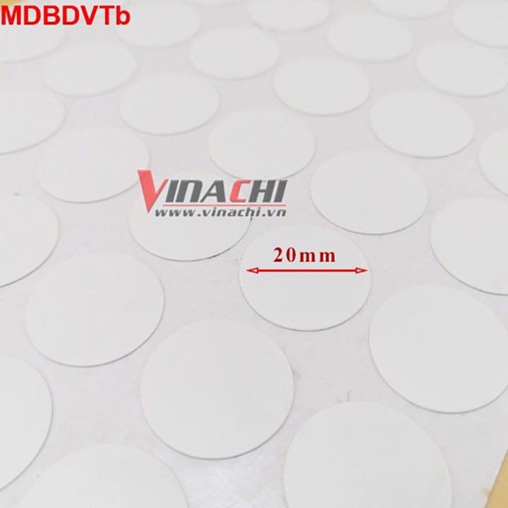 Miếng dán bịt đầu vít Trắng - Bộ 5 tờ