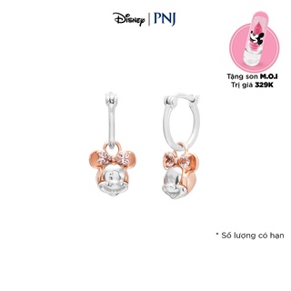 Bông tai bạc đính đá Disney|PNJ Minnie ZT00H000001