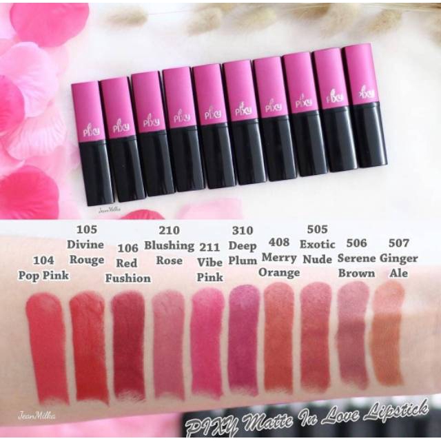 (hàng Mới Về) Son Lì Pixy Thiết Kế Hình Trái Tim Xinh Xắn | BigBuy360 - bigbuy360.vn