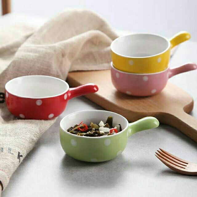 Bát gáo chấm bi cho bé ADKN