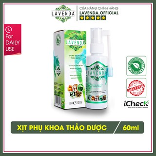 Dung dịch xịt thảo dược Phụ khoa LAVENDA 60ml