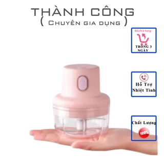 Máy xay mini đa năng cầm tay nhỏ gọn đa năng cổng sạc USB