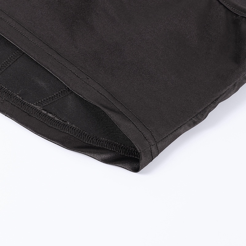 Áo Tank Top Trễ Vai Màu Trơn Thiết Kế Sành Điệu Cho Nữ