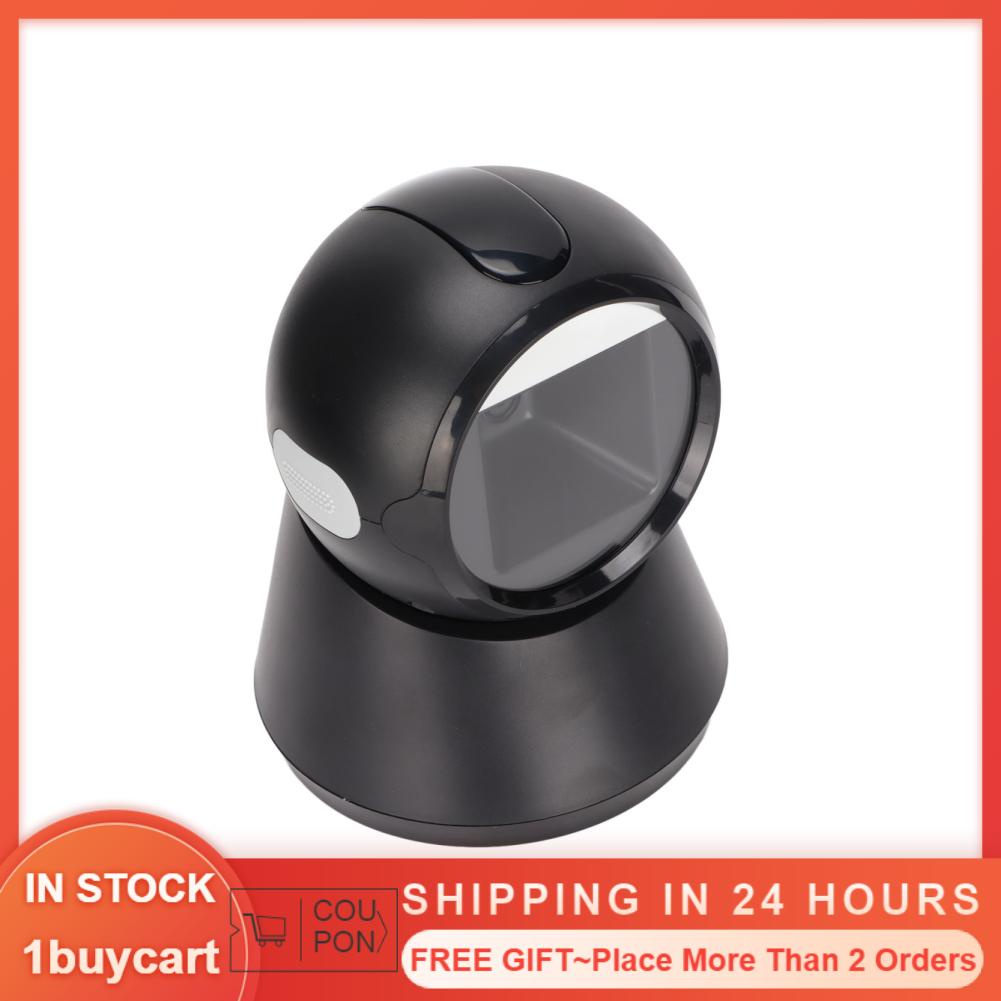 1buycart Máy scan mã vạch 2D để bàn tự động quét tay kết nối USB