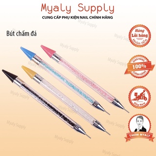 Bút chấm đá nail 2 đầu cán đá sp000171