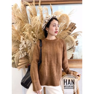 - áo len nâu xuất dư hm