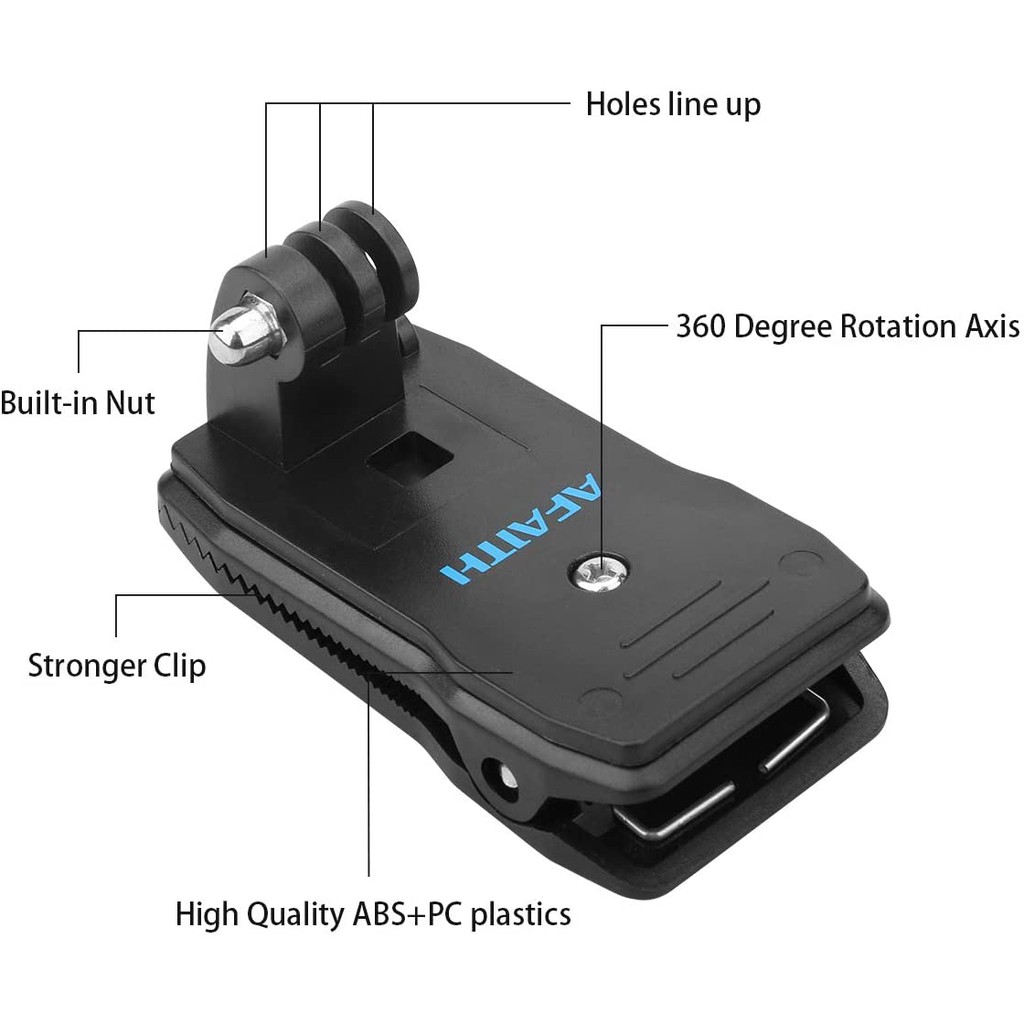 DJI SJCAM Phụ Kiện Kẹp Gắn Máy Ảnh Gopro Hero 9 / 8 / 7 / 6 / 5