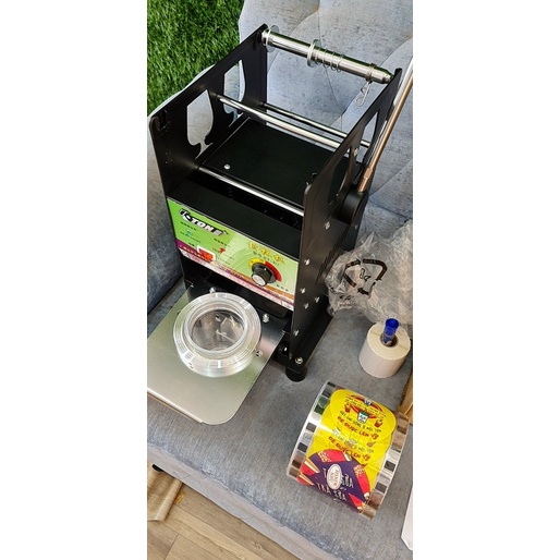 Máy ép ly trà sữa eton d1 đen tuyền