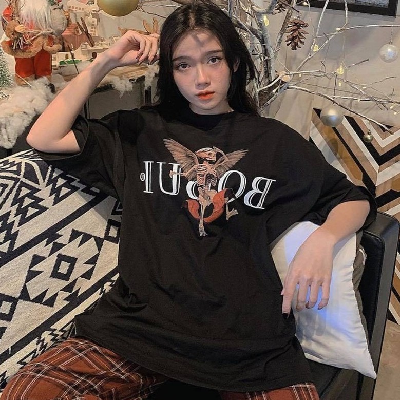 Áo Thun BOBUI SKELL ANGLES FULLTAG | Áo Thun COTTON 100% | CHUẨN CAO CẤP 1:1 LOCAL BRAND