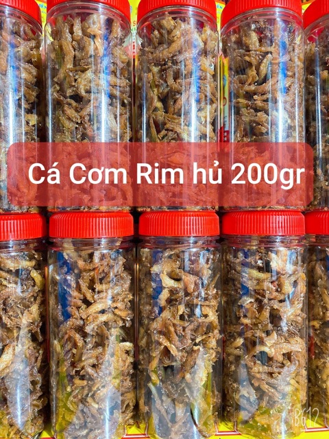 Cá Cơm Rim ( ăn liền ) là món ăn ngon của shop Đặc Sản Biển Phan Thiết NGỌC DŨNG; Hộp 200 gram. HSD 12 tháng