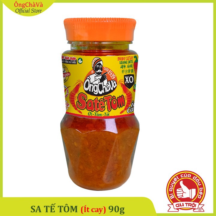 Sa Tế Tôm XO Ông Chà Và ít cay 90gr ( Shrimp Satay)