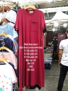 Đầm thun maxi
