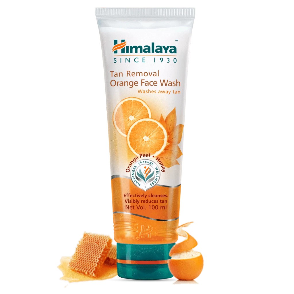 HIMALAYA Since 1930 Sữa rửa mặt cam Tan Removal Orange Face Wash 100ml