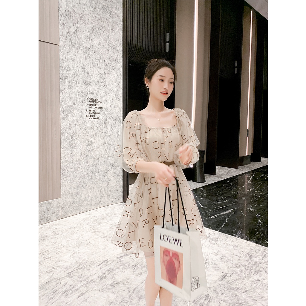 Đầm Hoa Thời Trang Mùa Hè Hàn Quốc Dành Cho Nữ