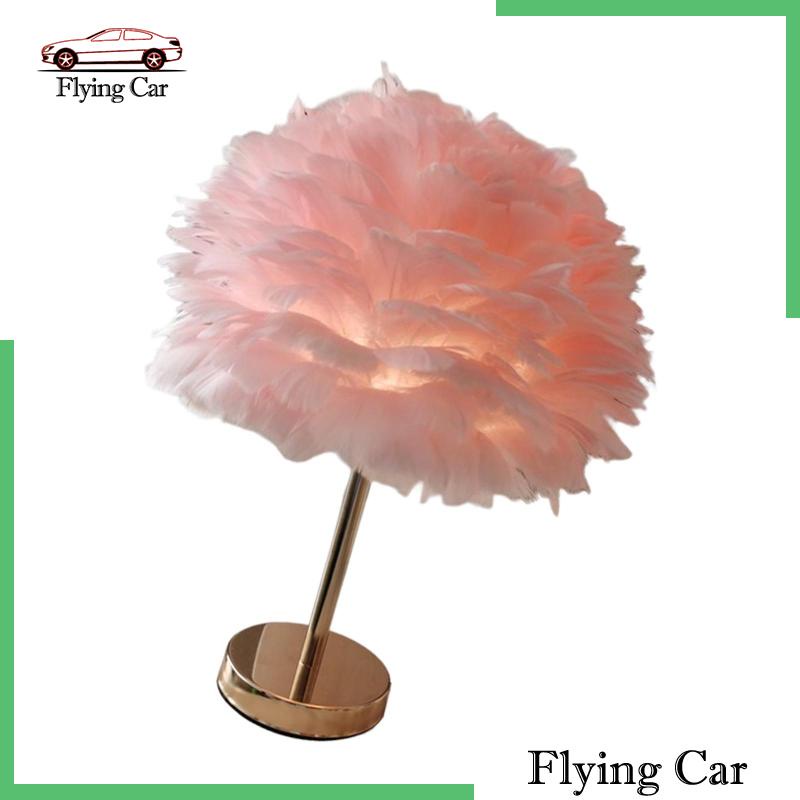 Đèn Ngủ Để Bàn Trang Trí Hình Lông Vũ Lzdjfmy2