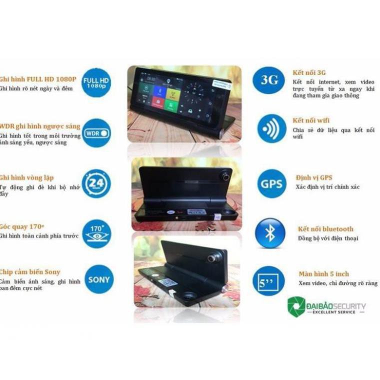 [RẺ SỐ 1 SHOPEE] Camera hành trình đặt Taplo C09 Android 4G/Wifi/GPS kèm Dual Cam phần mềm bản quyền 2018 ver 2020 | BigBuy360 - bigbuy360.vn