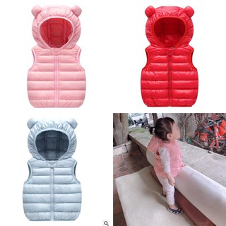 ÁO KHOÁC PHAO GILE TAI GẤU CHO BÉ TRAI BÉ GÁI 4-15KG