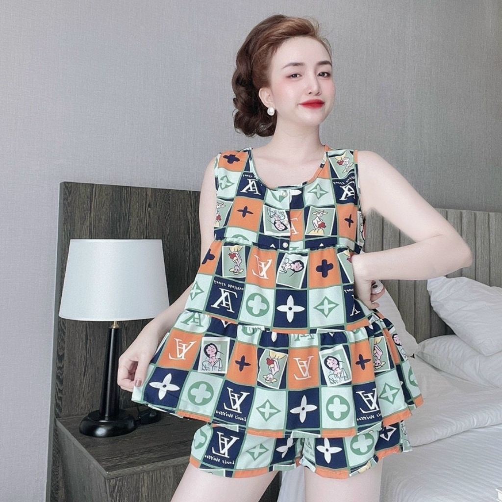 Đồ ngủ nữ❣️FREE SHIP❣️Đồ ngủ sexy lụa Satin cao cấp mềm mại xinh xắn &lt; 60kg