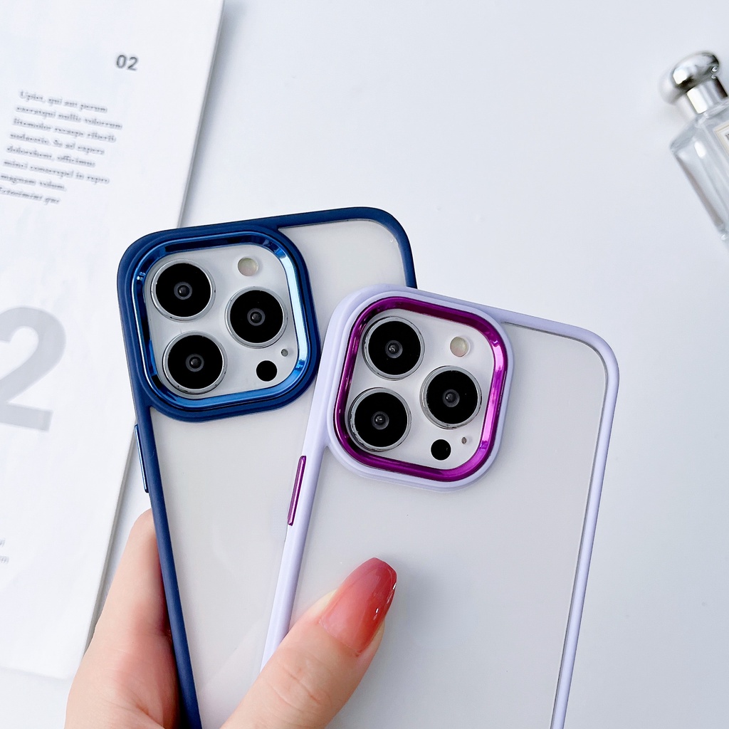 Ốp Điện Thoại Ba Trong Một Bằng TPU Mềm Đơn Giản Cho iPhone 14 13 12 11 Pro Max X XR Xs Max 8 7 6 6s Plus SE 2020