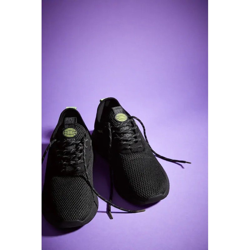 Giày sneaker nam Pull&bear authentic màu đen