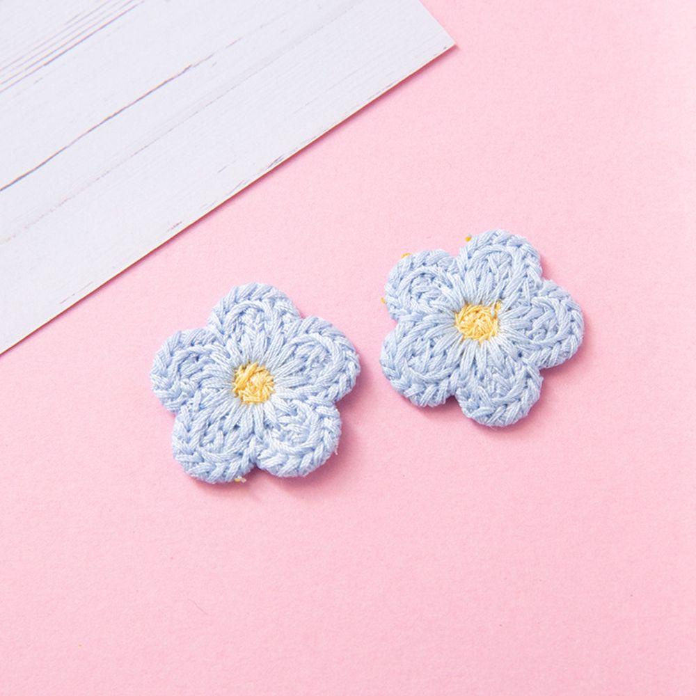 YIYU Sticker Ủi Thêu Hình Hoa Bằng Len