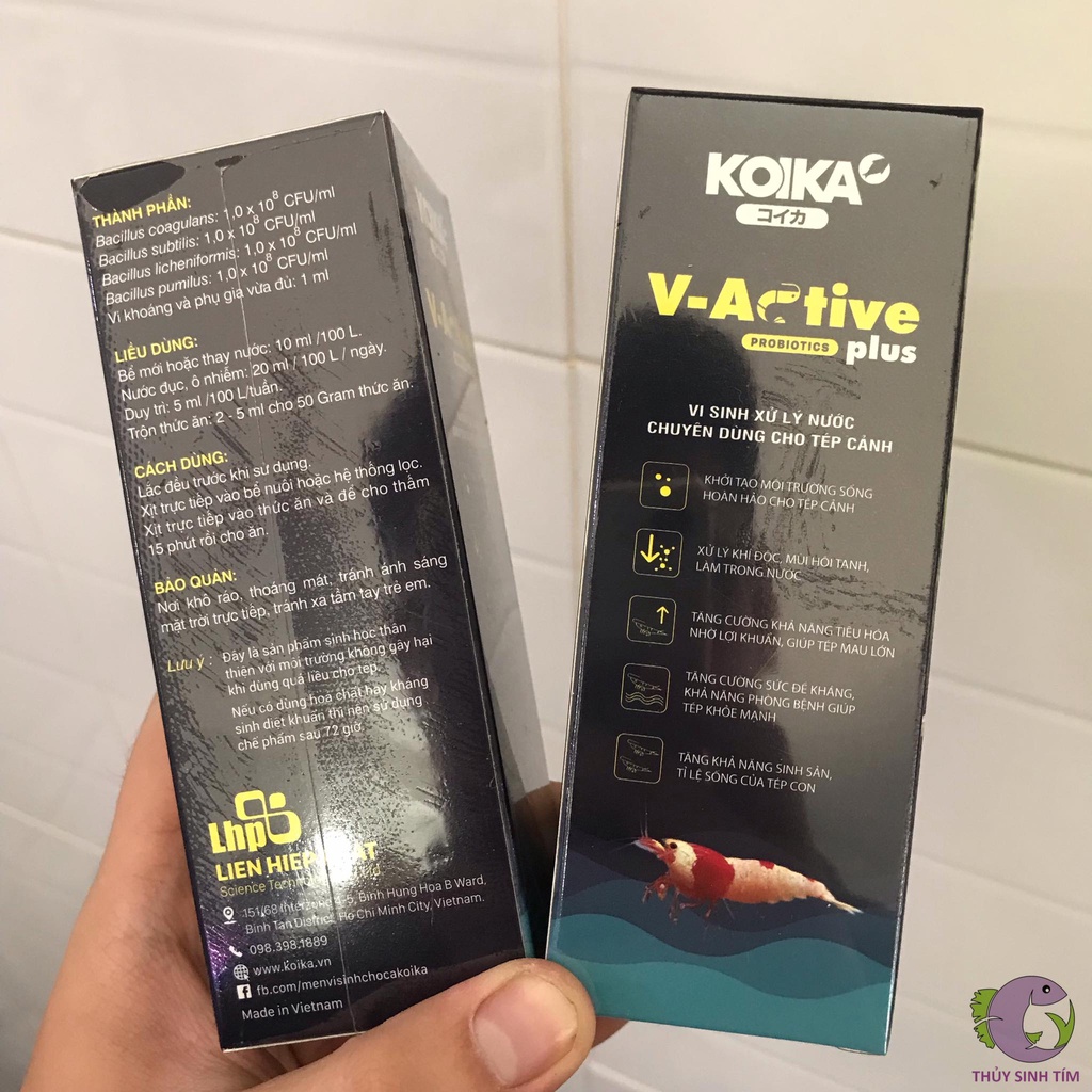 Vi Sinh Tép V-Active Plus