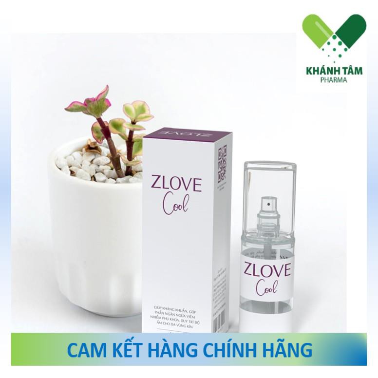 Xịt phụ khoa ZLOVE COOL (Chai 15ml) - Xịt vùng kín kháng khuẩn, khử mùi!