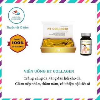 Viên uống HT COLLAGEN trắng da mờ nám cải thiện các triệu chứng thiếu hụt nội tiết tố nữ